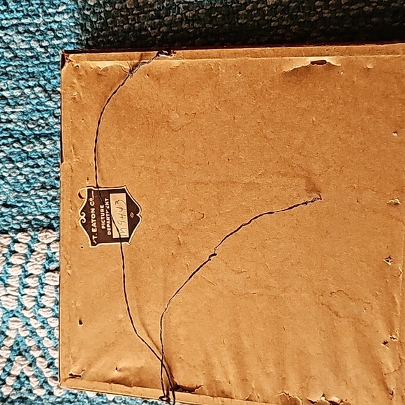 Set of 2 Eatons Framed Embroidery - Picture 5 of 6